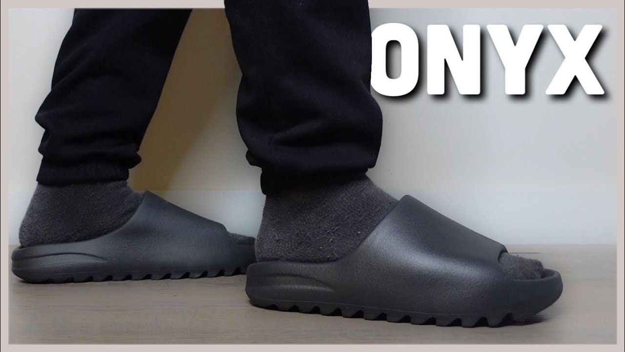 THE LAST ONE EVER!? Yeezy Slide Onyx 2023 Review - YouTube