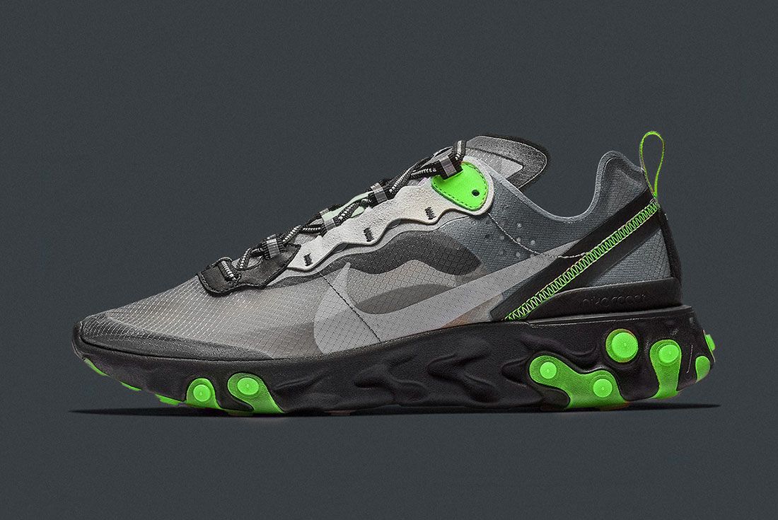 Nike React Element 87 membawa inovasi futuristik dengan transparansi desain