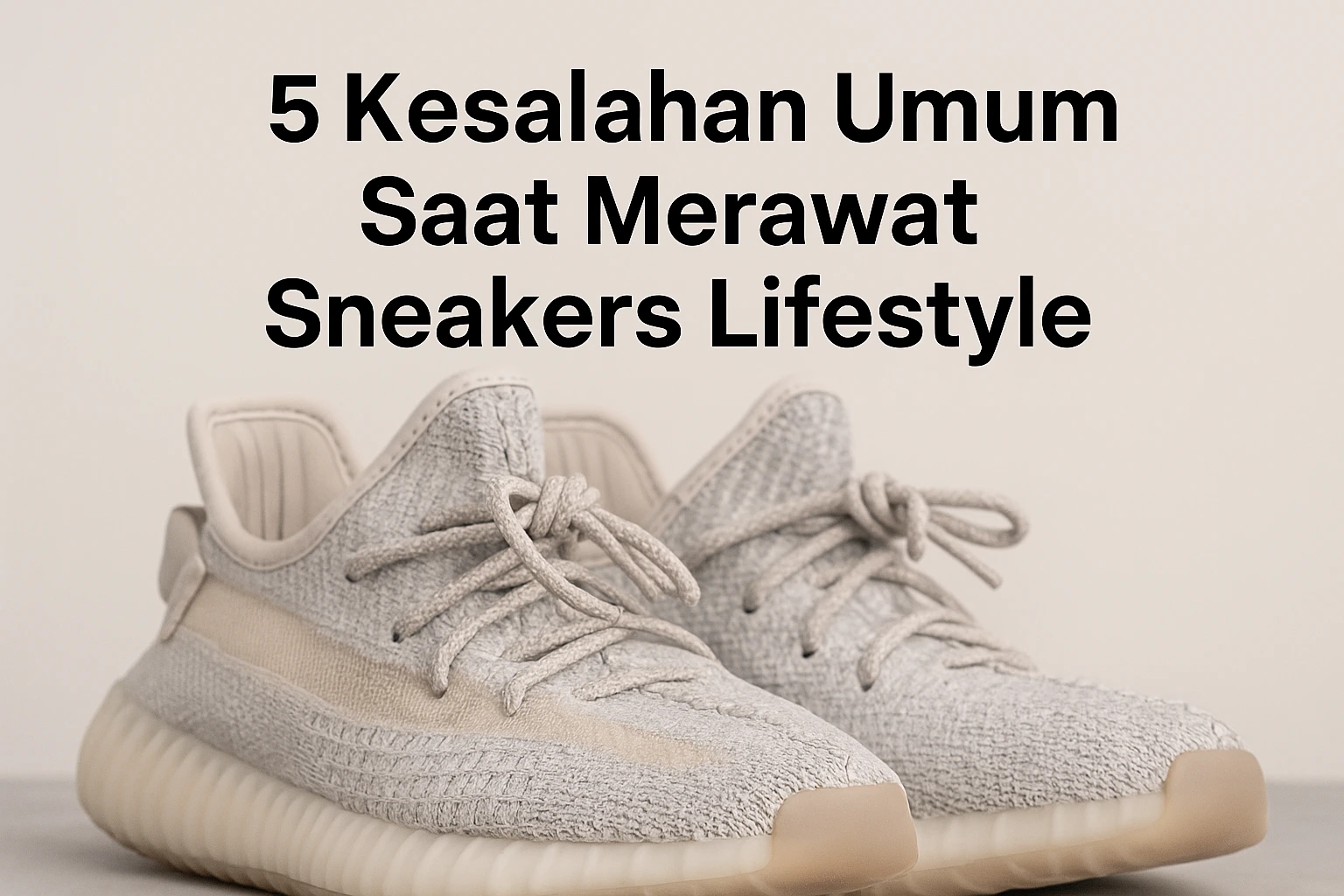 perawatan sneakers lifestyle