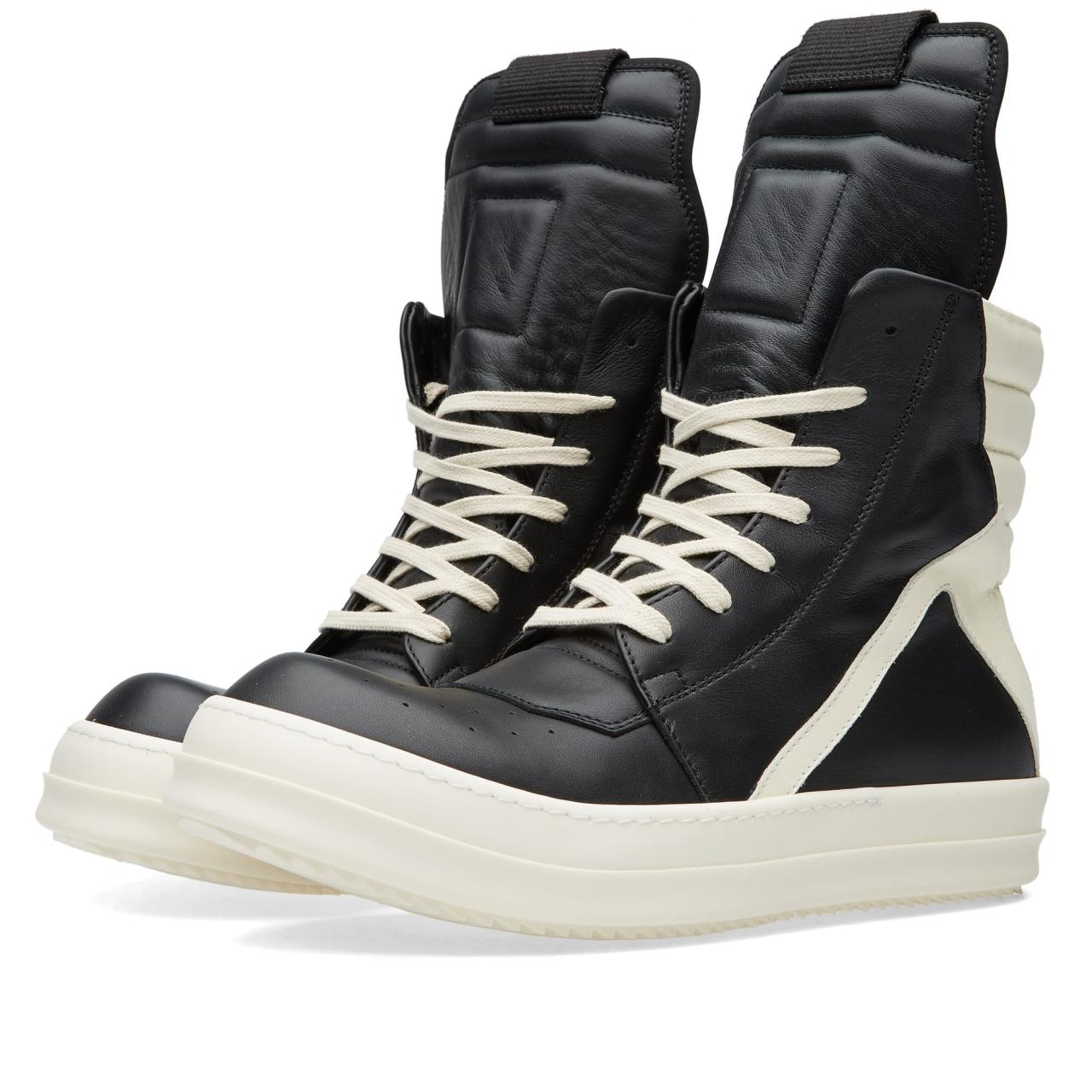 Rick Owens Mega Bumper Geobasket High-Top Sneakers - ShopStyle