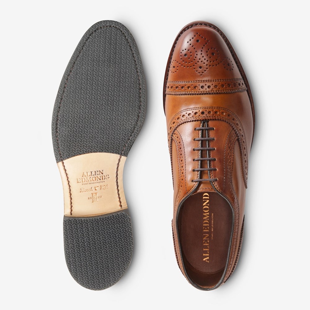 Allen Edmonds Strand Cap Toe, sepatu formal Amerika dengan sentuhan timeless