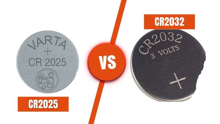 CR2025 vs CR2032 | Coin Battery Comparison | Size Differences